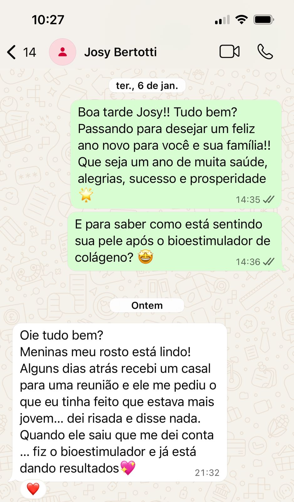 Depoimento paciente